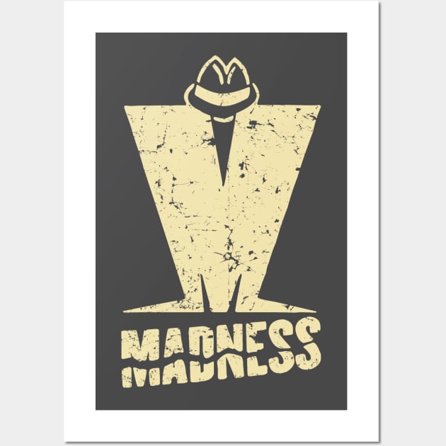 Madness - Retro Cream Wall Art by Skate Merch